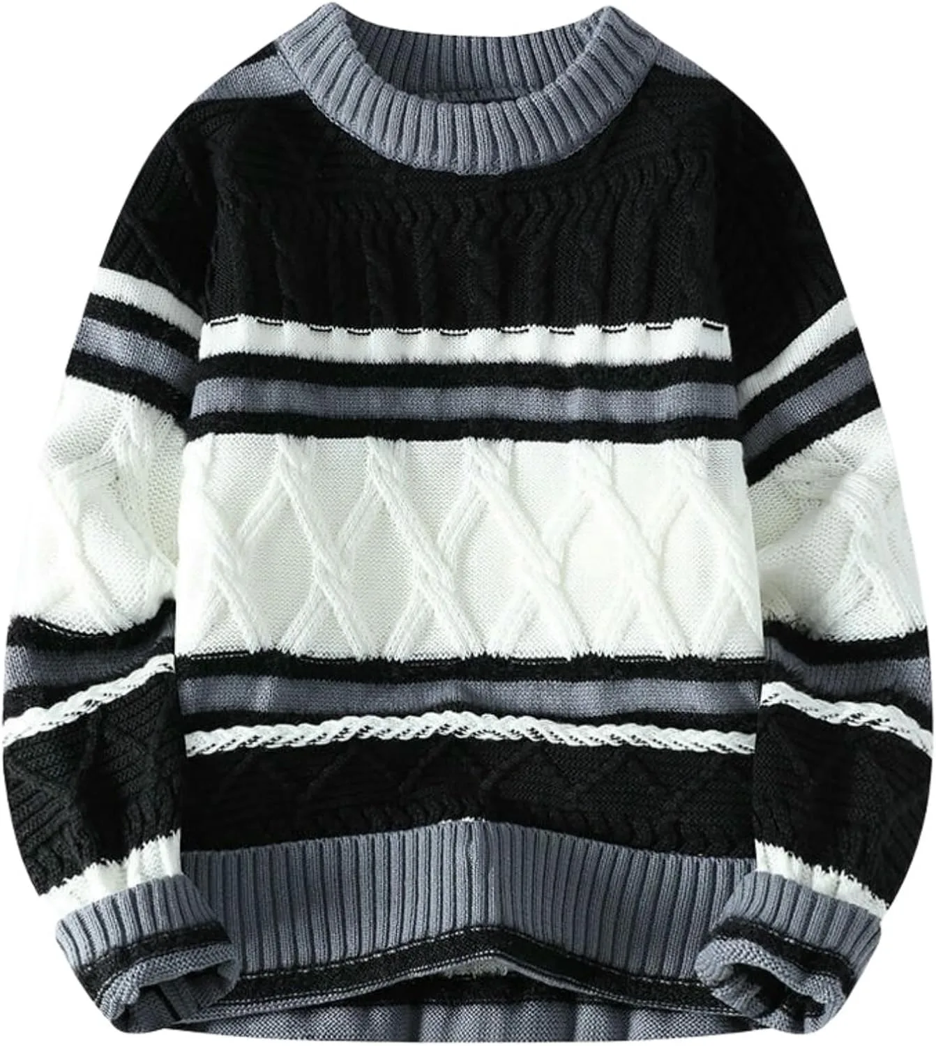 

Осенне-зимний повседневный свитер с круглым вырезом OAKVERVE