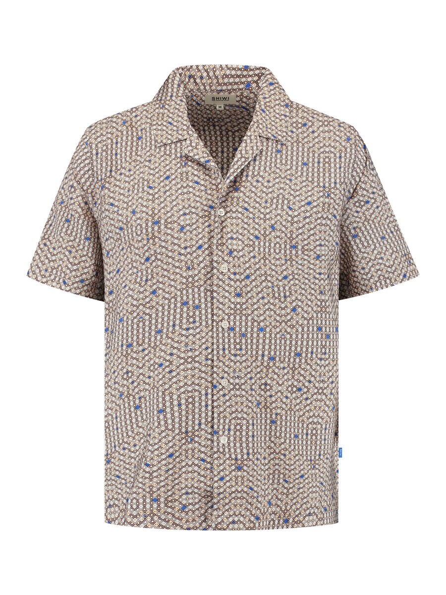 

Рубашка на пуговицах Comfort fit Shiwi Vic, бежевый