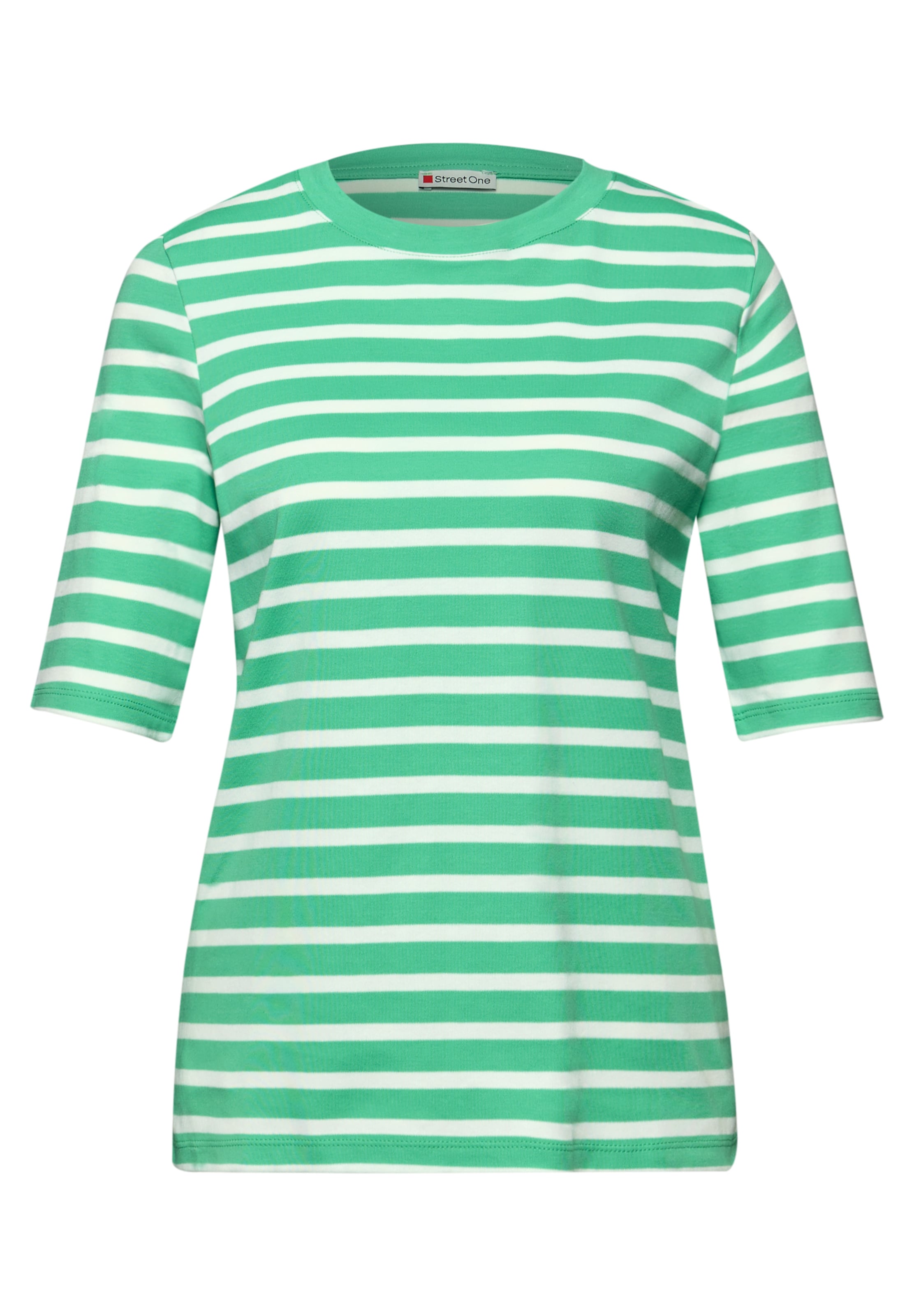 

STREET ONE Футболка в зеленом цвете