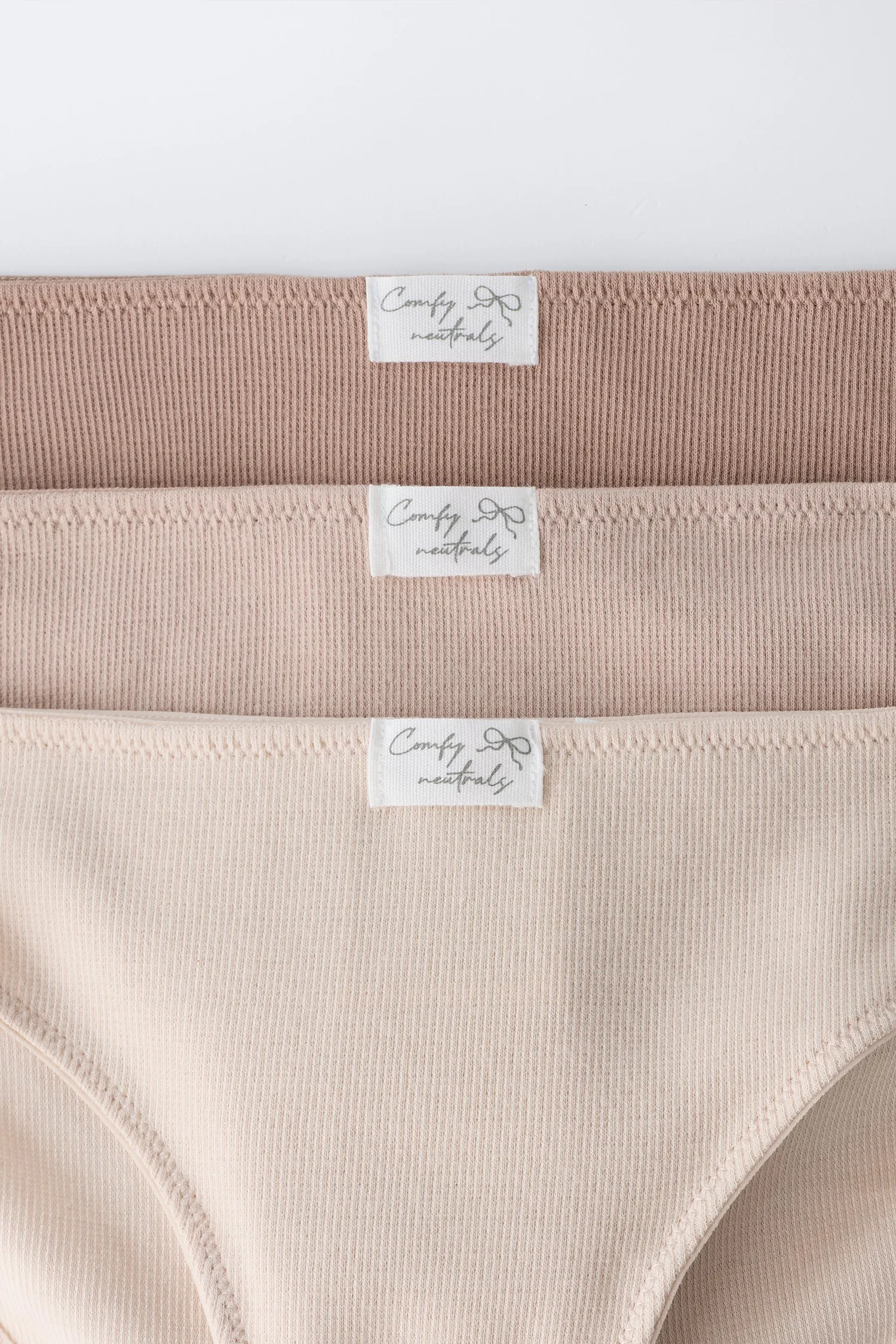 Для детей 9-14 лет / набор из трех трусов label Zara, коричневый — фото 2
