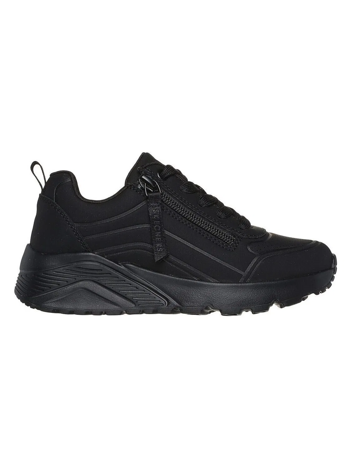 Спортивные кроссовки SKECHERS Skechers Uno Lite - Easy Zip черного цвета — фото 4