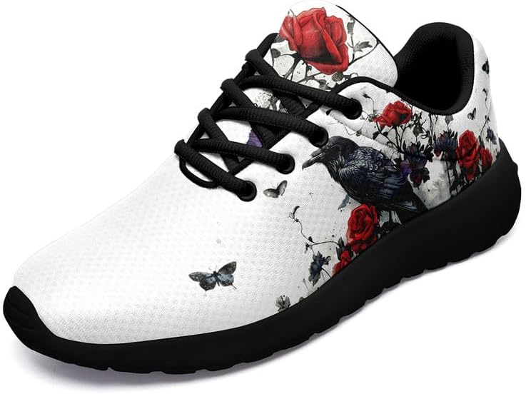 

Модные кроссовки с черепом для мужчин и женщин, розовые и черно-красные, повседневные, легкие, унисекс, для бега, тенниса и ходьбы Awsole