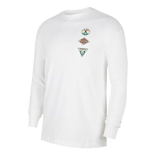 

Толстовка Air Jordan Sport Dna Logo Casual Sports Round Neck Pullover White, белый