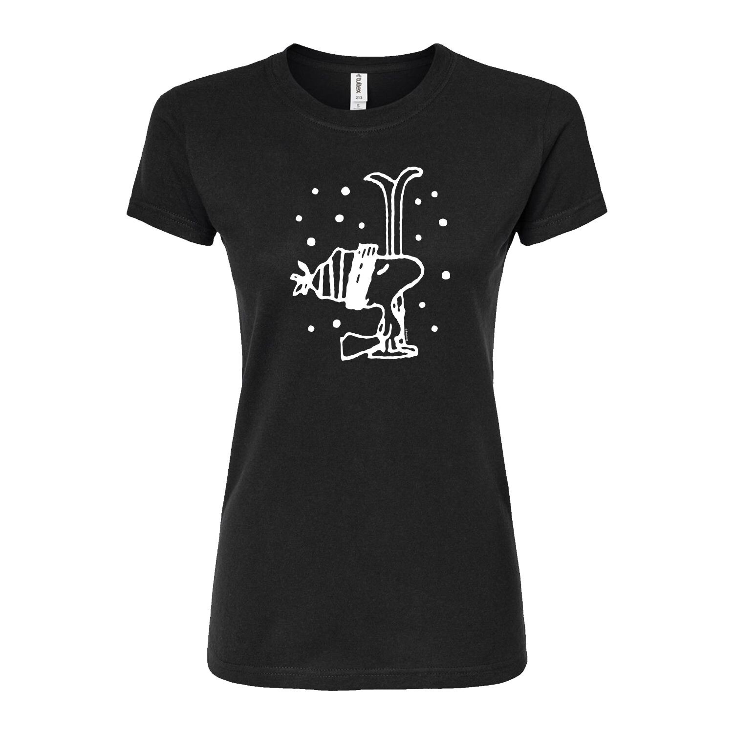 

Детская футболка с рисунком Peanuts Snowfall Licensed Character, черный