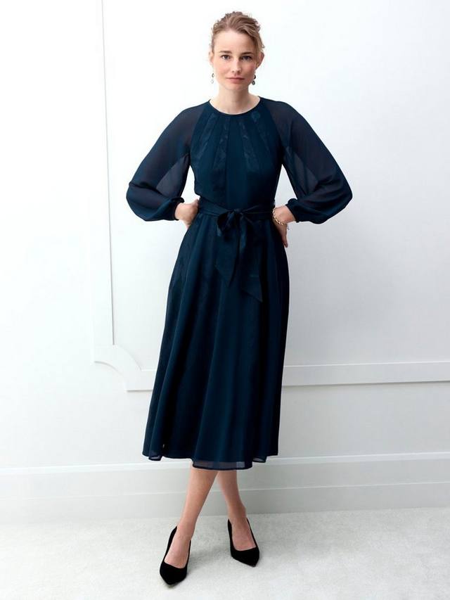 

Платье миди Loren с поясом Hobbs, Evergreen