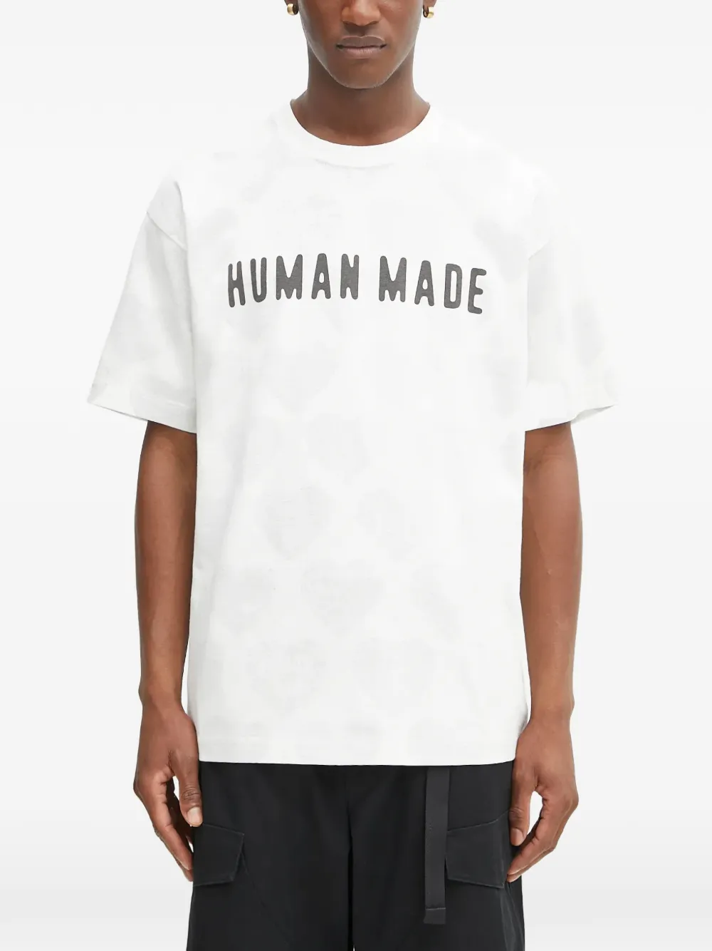 

Футболка с принтом в виде сердца Human Made, белый