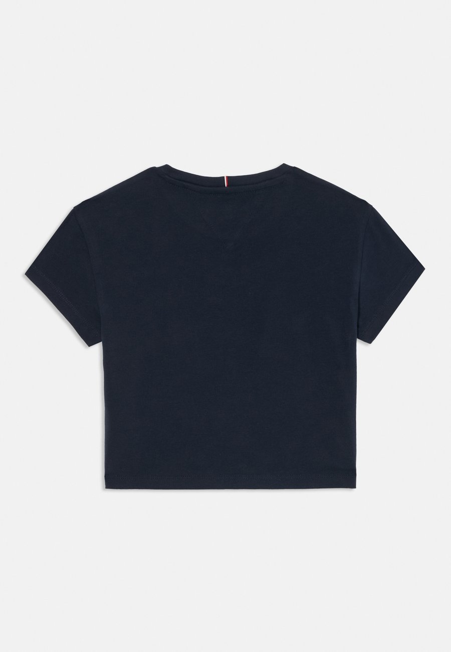 Футболка Tommy Hilfiger HEART EMBROIDERY LOGO JERSEY T-SHIRT, Dark Night Navy/Dark Blue — фото 2
