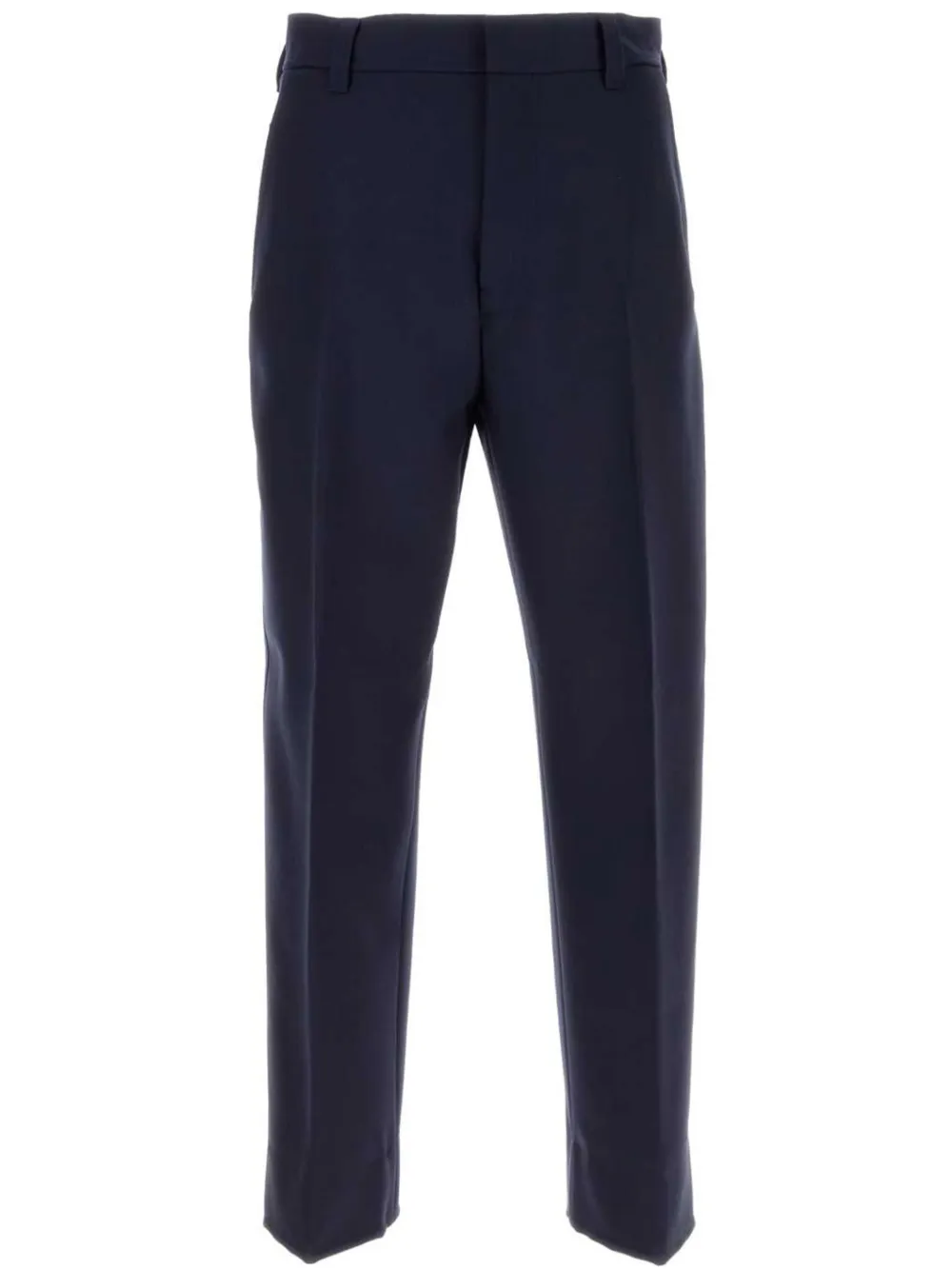 

Шерстяные брюки прямого кроя Zegna, синий