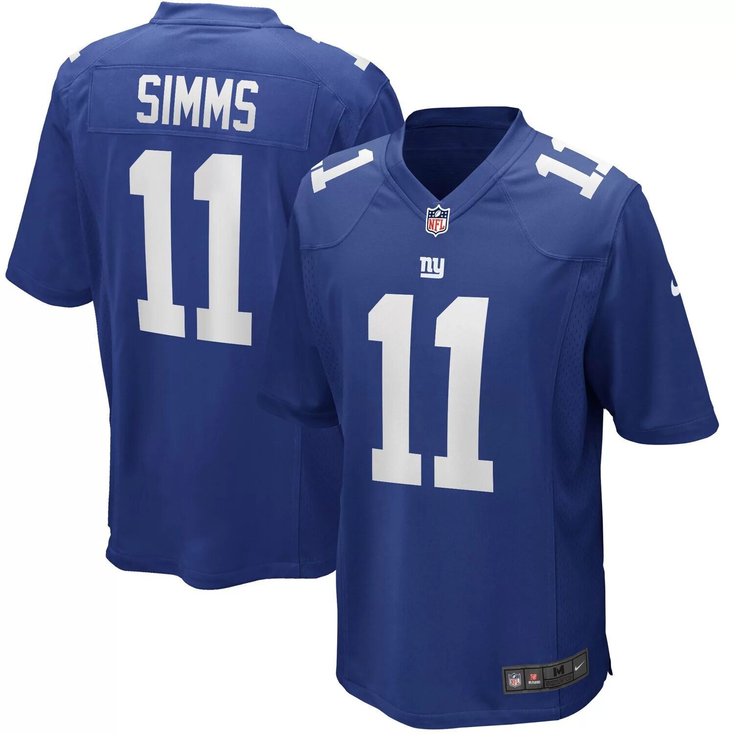 

Мужская футболка для пенсионера Phil Simms Royal New York Giants Game Nike
