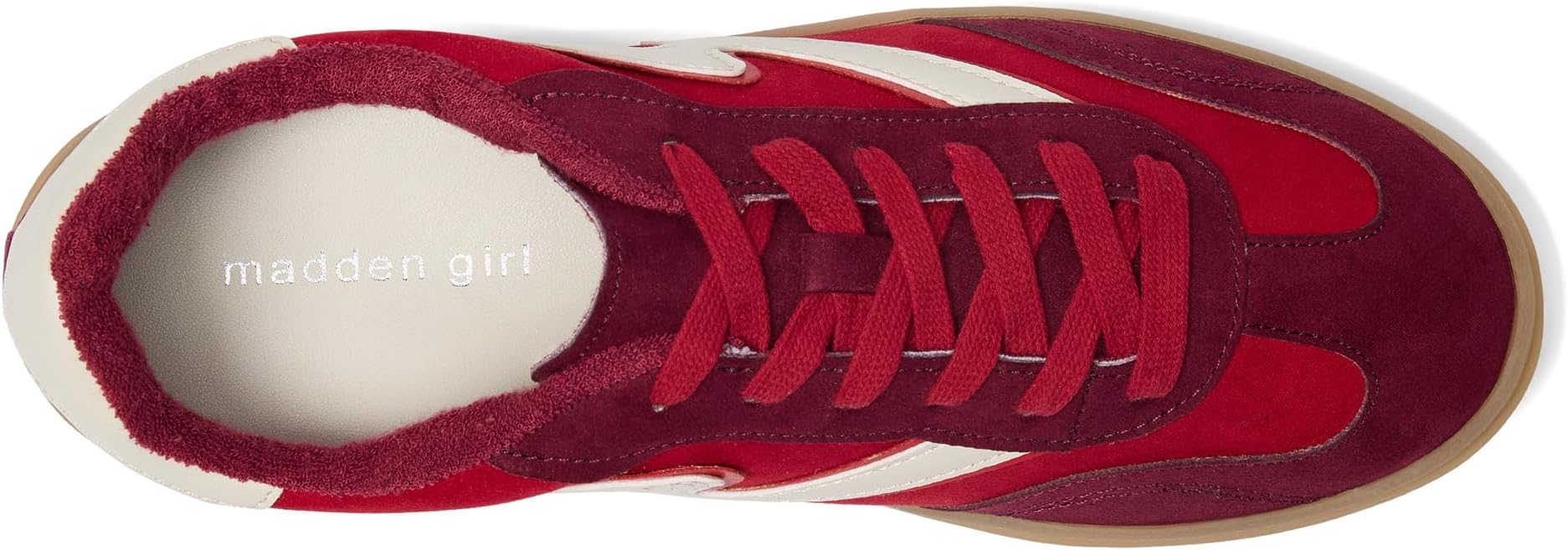 Кроссовки Madden Girl Mightty, цвет Red/Burgundy — фото 2