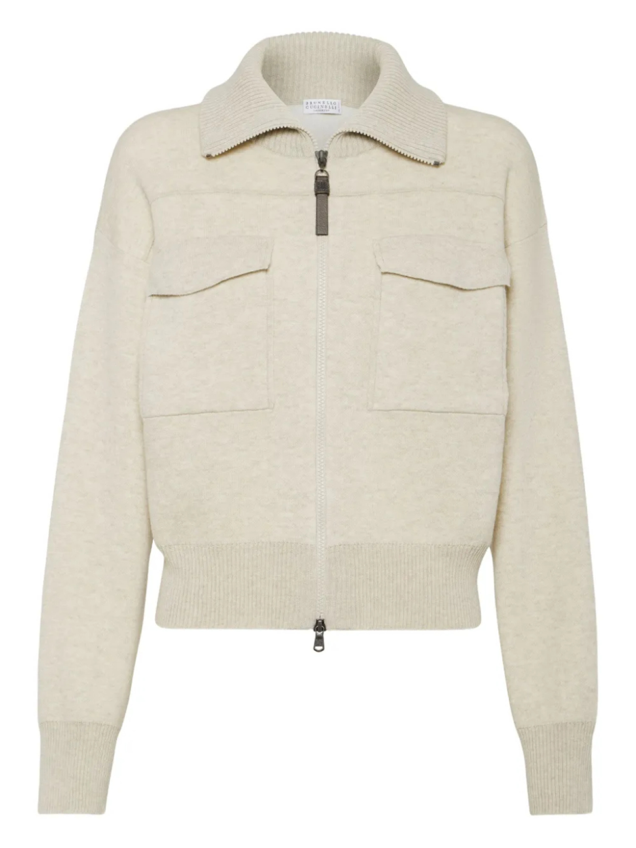 

Brunello Cucinelli кардиган фактурной вязки, нейтральный