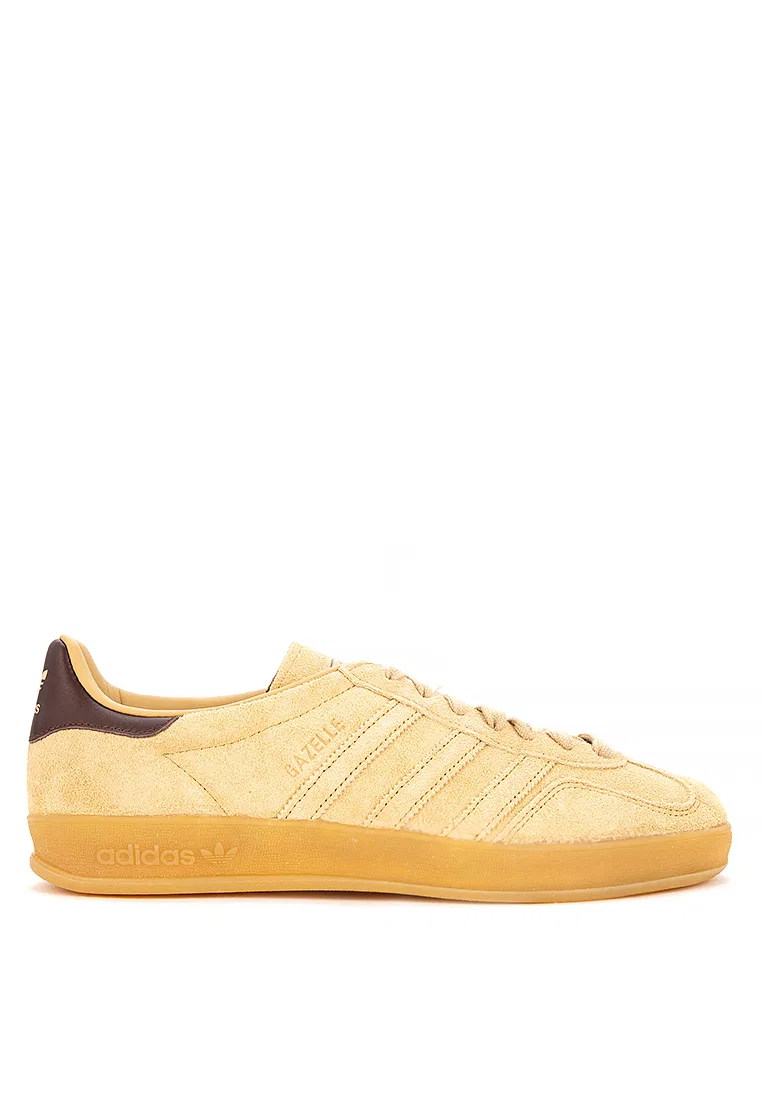 Кроссовки мужские, Gazelle Indoor, Adidas, бежевый