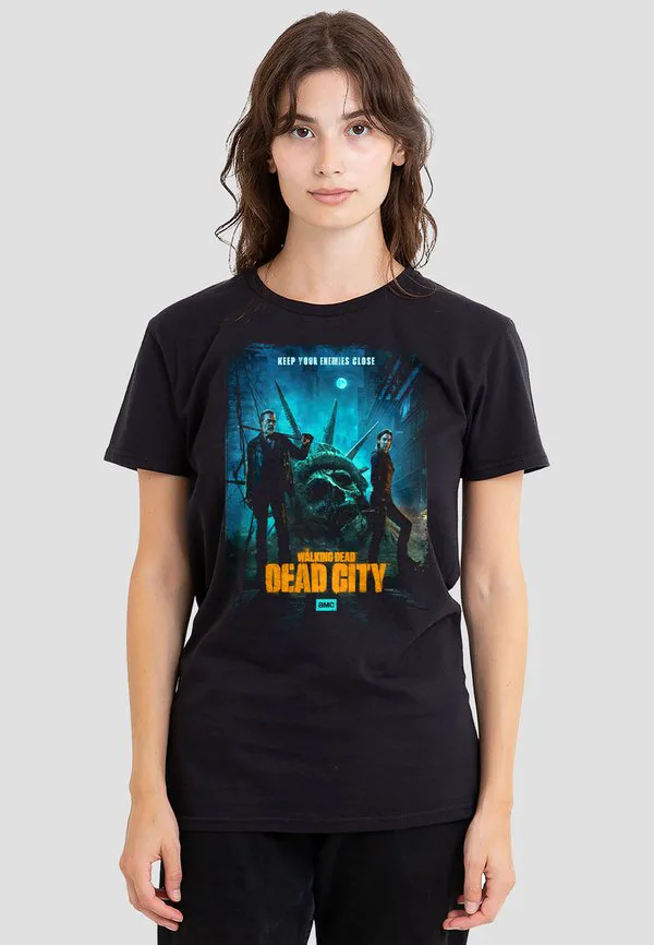 

Футболка с постерным принтом "ходячие мертвецы: город мертвецов" Cotton Soul, Black, Черный, Футболка с постерным принтом "ходячие мертвецы: город мертвецов" Cotton Soul, Black