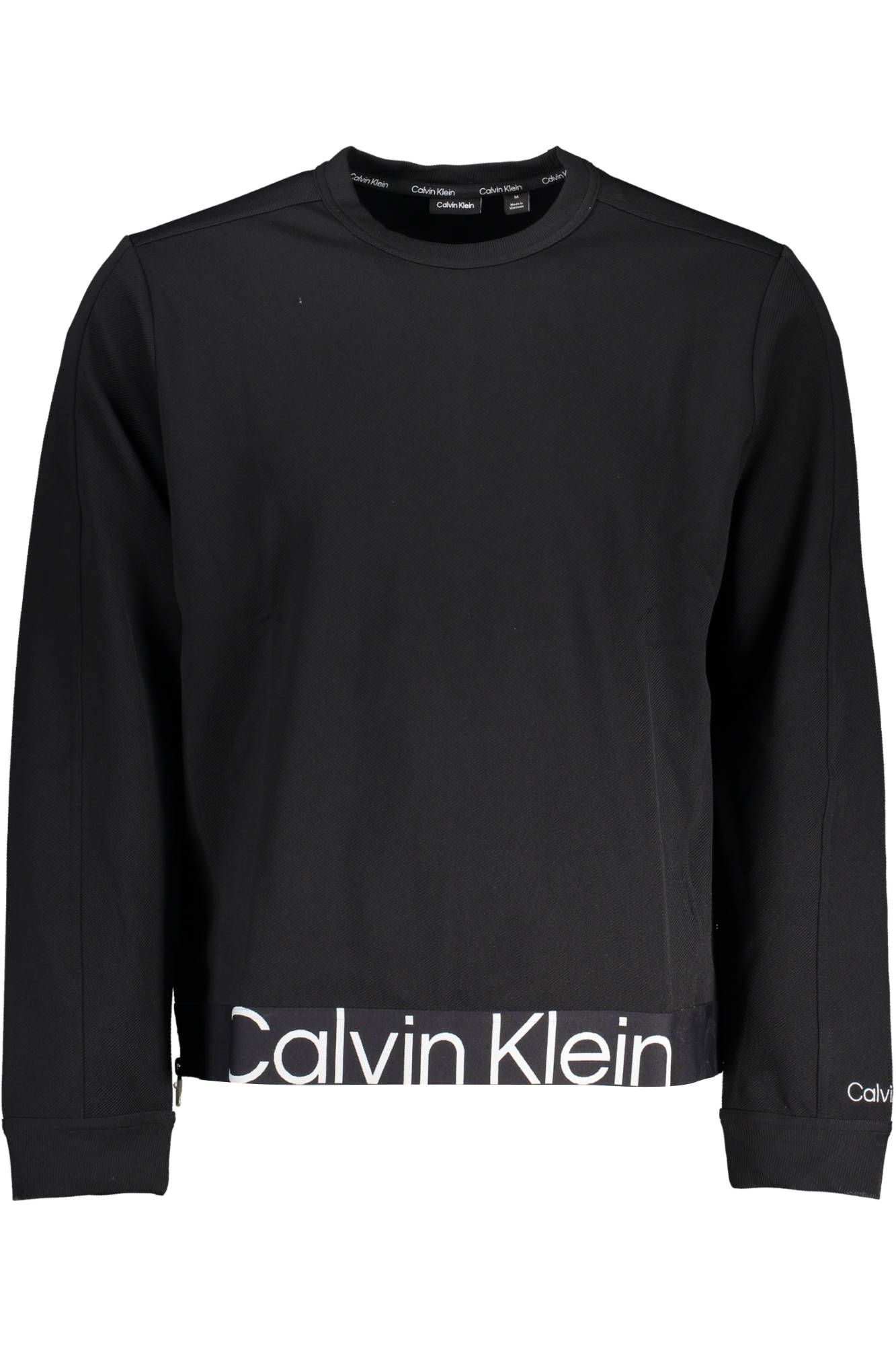 

Черный мужской свитер из полиэстера Calvin Klein