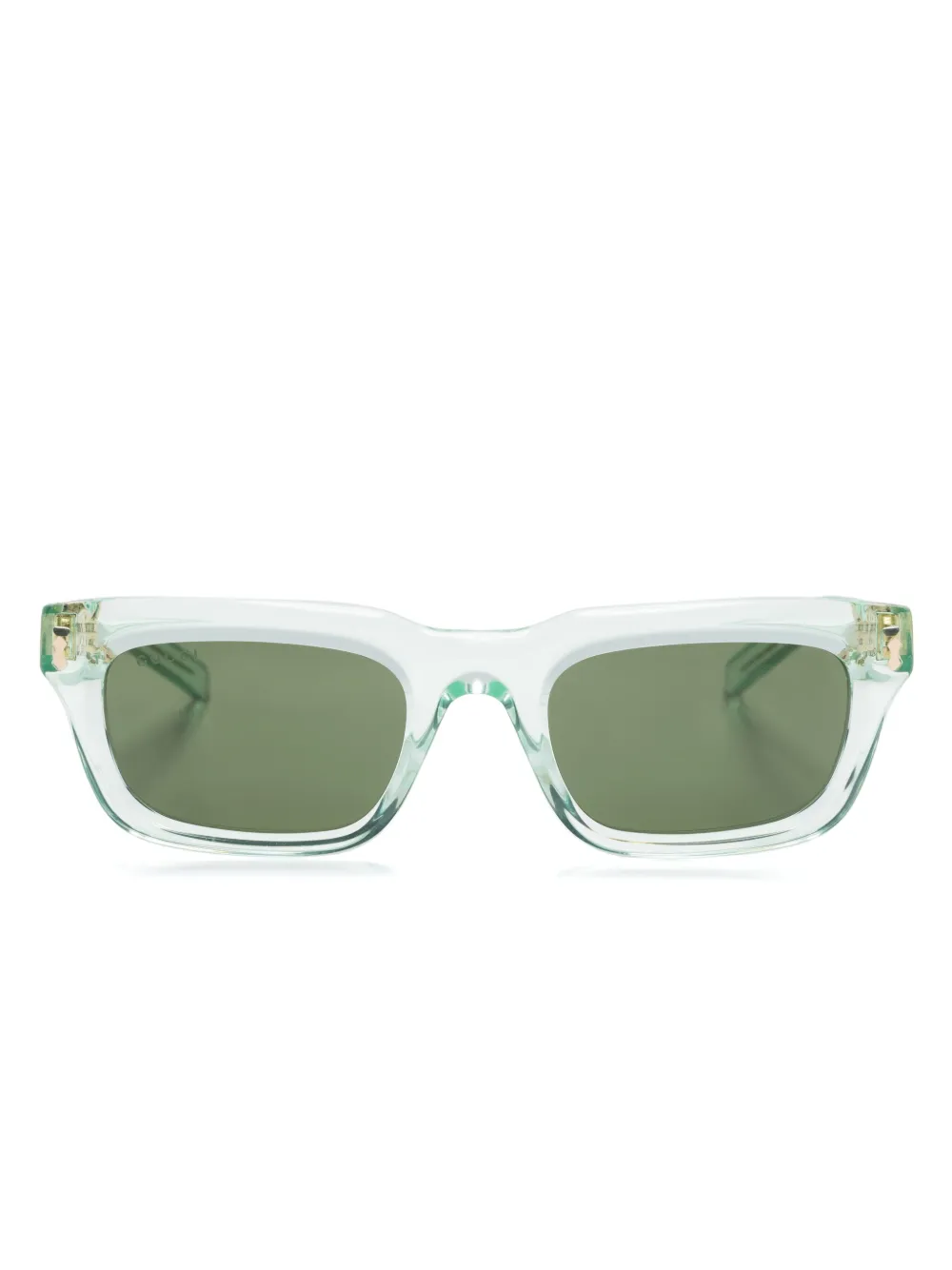 

Солнцезащитные очки в квадратной оправе Gucci Eyewear, зеленый