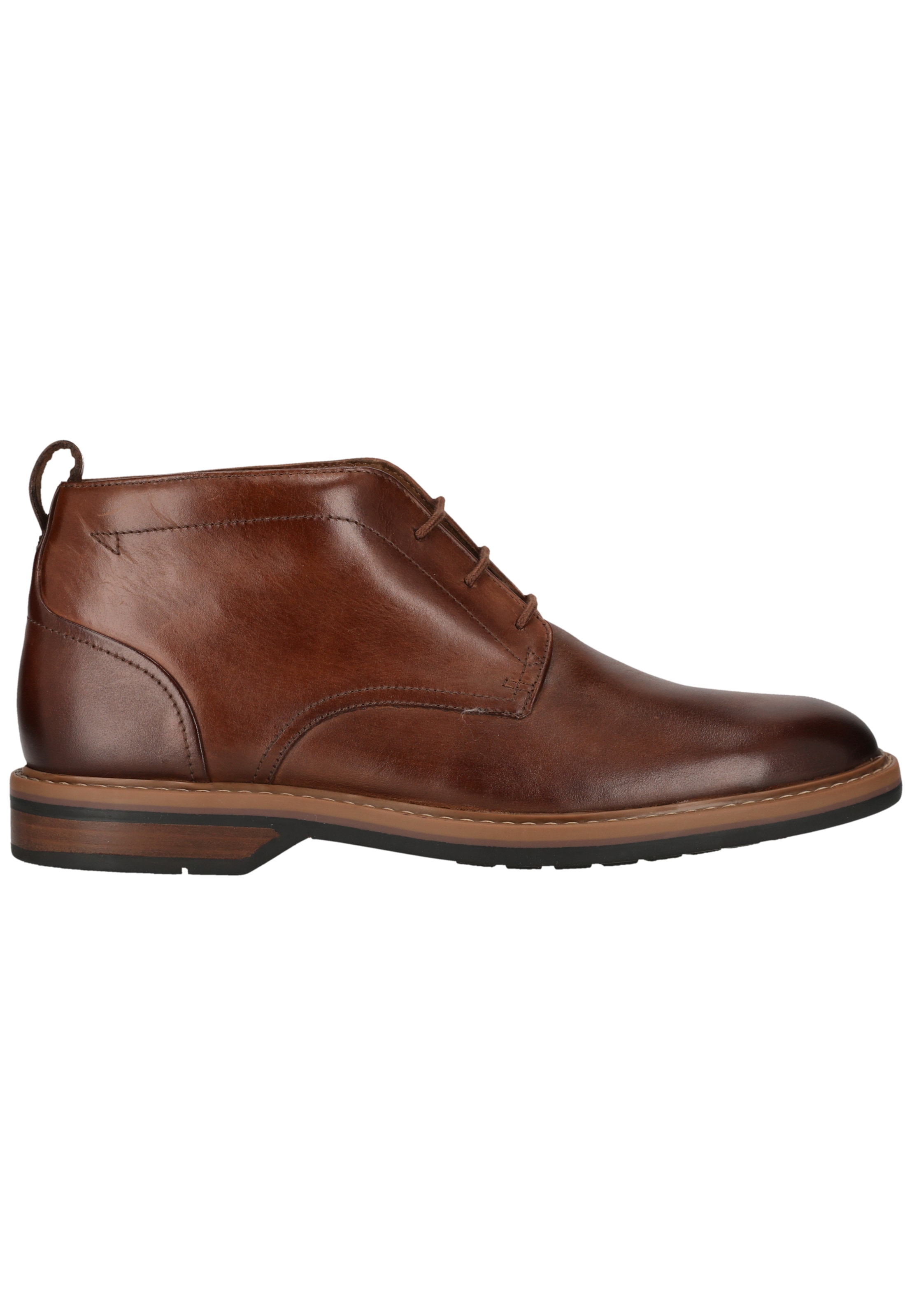 CLARKS Туфли 'Aldwin Chukka' на шнуровке в коричневом цвете — фото 4