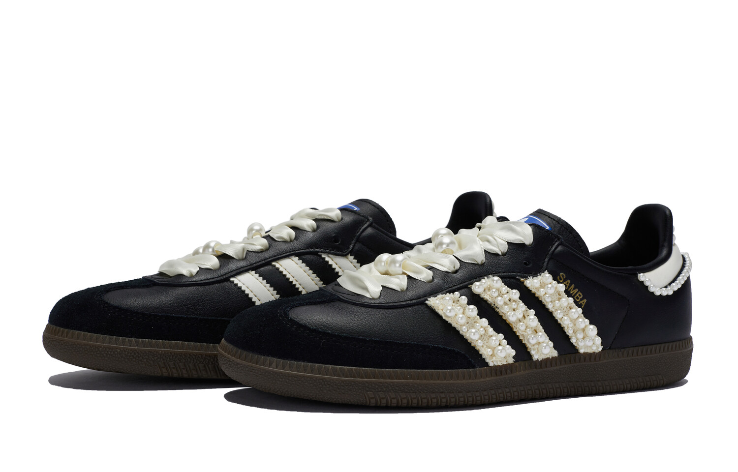 Кроссовки Adidas Originals Samba Series Unisex B75807, черный/белый — фото 2