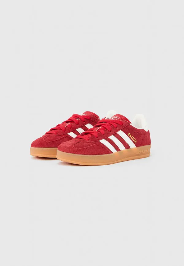Кроссовки gazelle для дома, унисекс Adidas Originals, Better Scarlet/White/Gum — фото 2