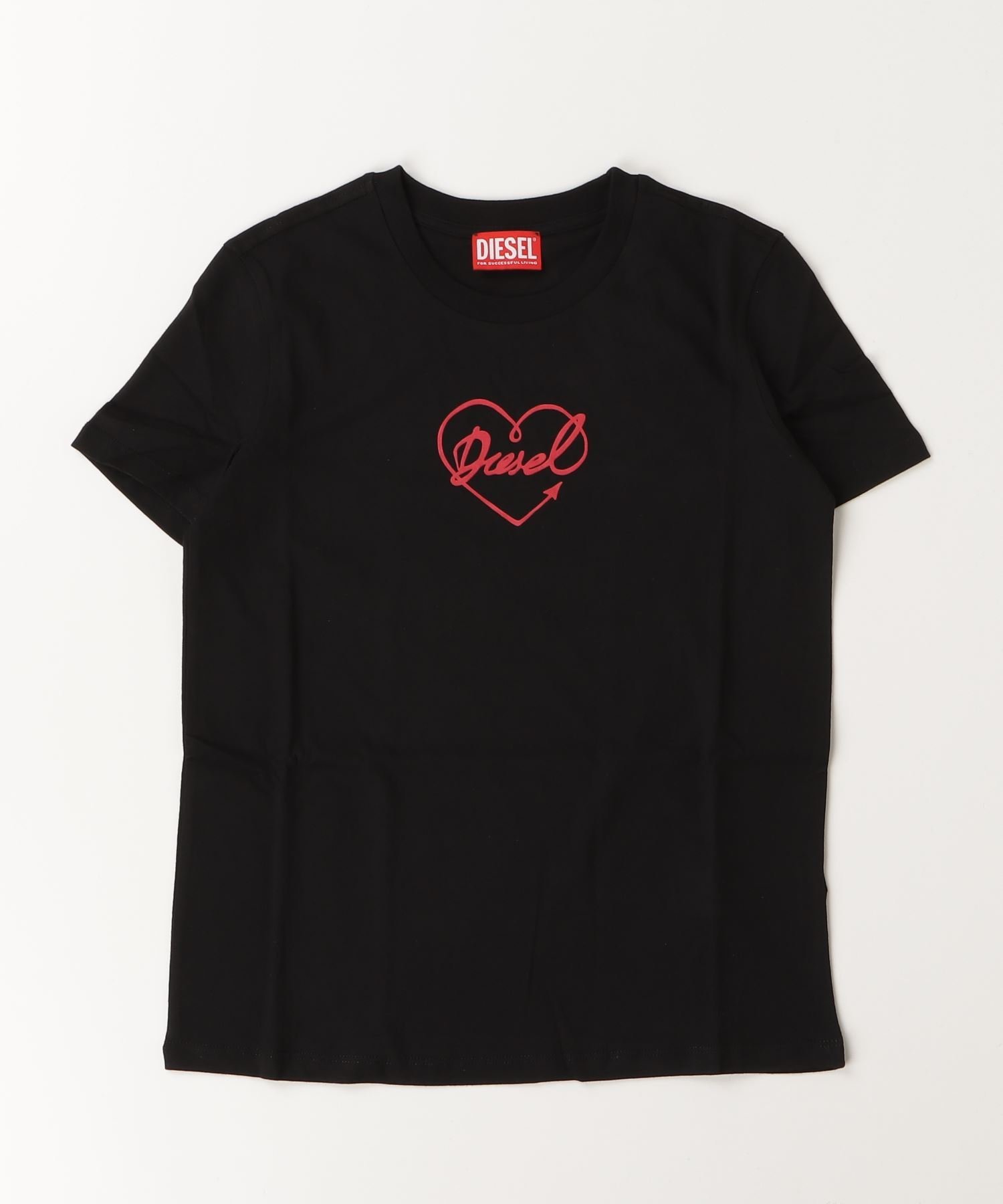 Детская футболка с коротким рукавом и логотипом бренда DIESEL, Black