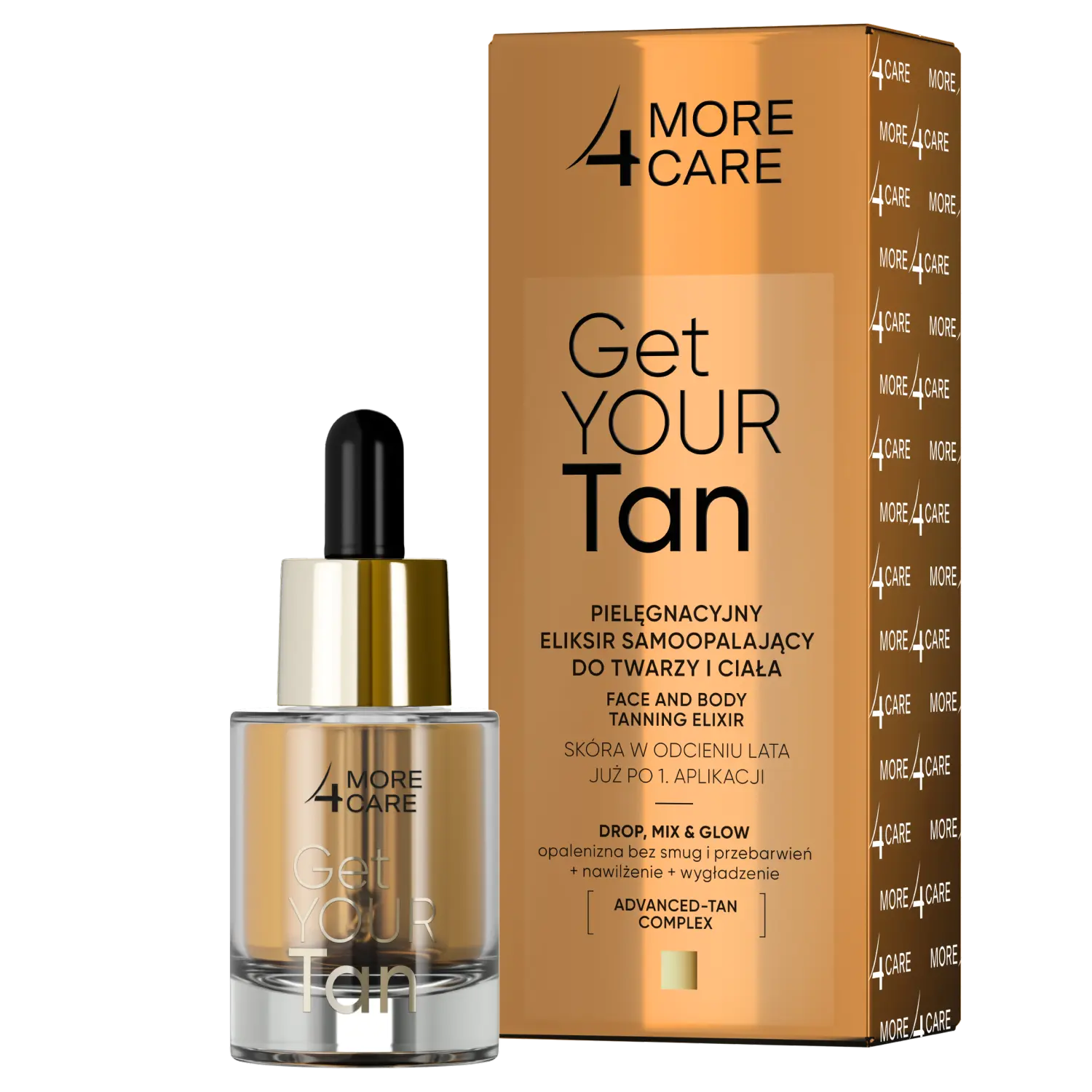 

Эликсир автозагара для лица и тела More4Care Get Your Tan, 15 мл