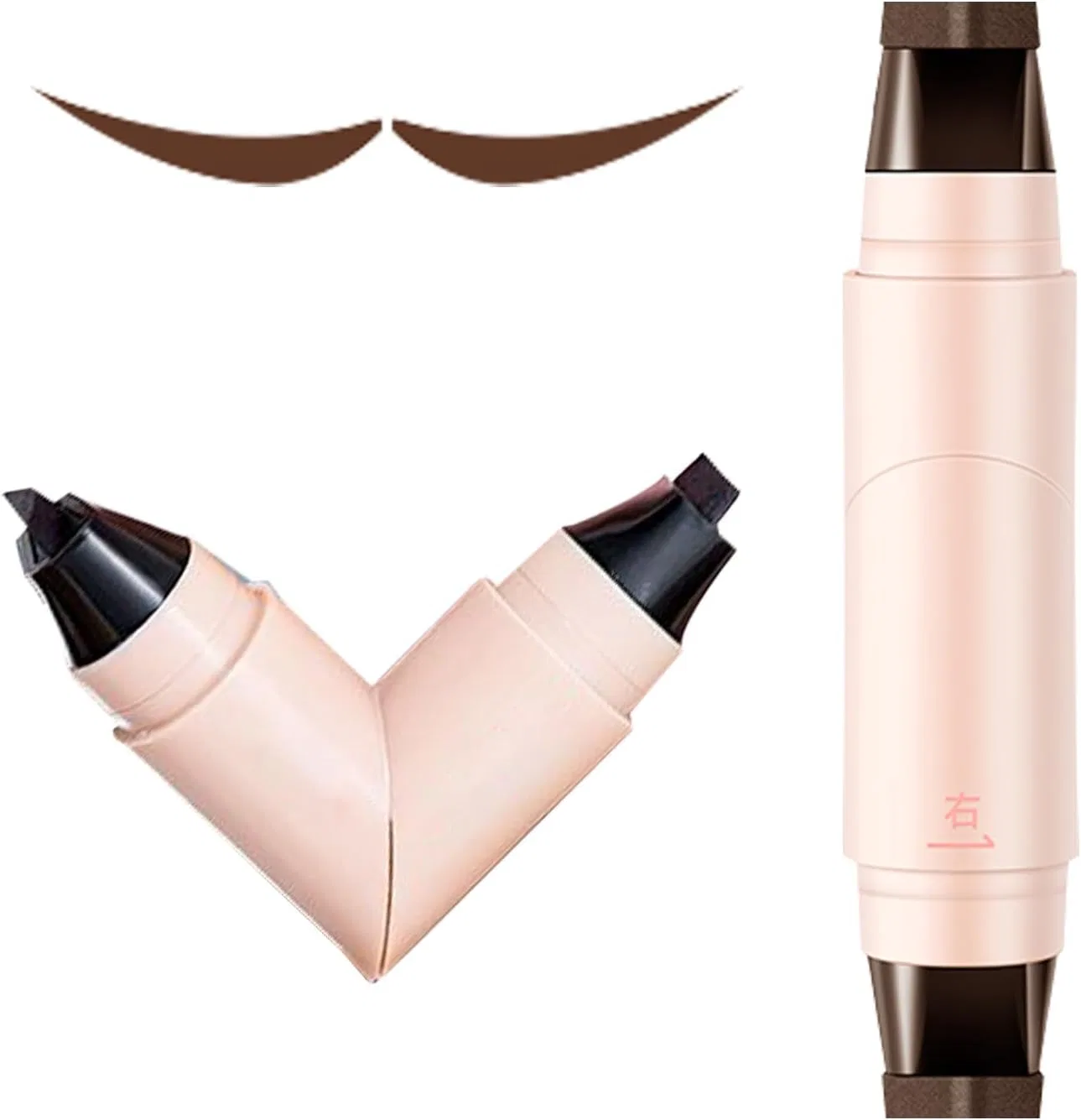 Подводка для глаз Eyeliner Stamp с эффектом штампа, водостойкая, коричневая