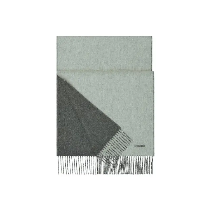 

HERMES Вязаный шарф унисекс, Gray
