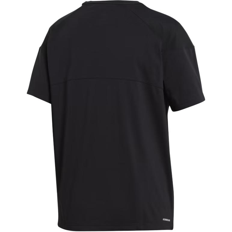 Adidas Футболка AEROREADY женская черная — фото 4