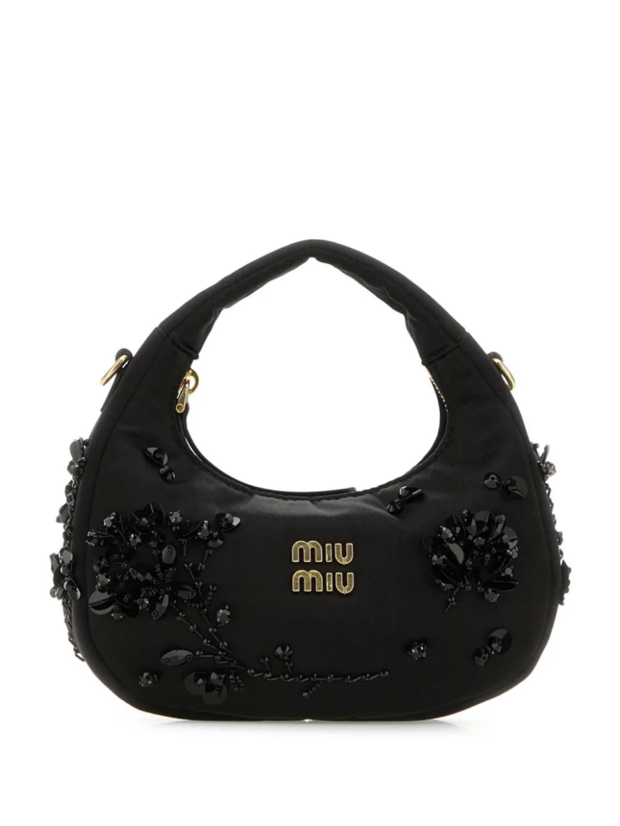 

Miu Miu сумка-тоут Mini Wander, черный