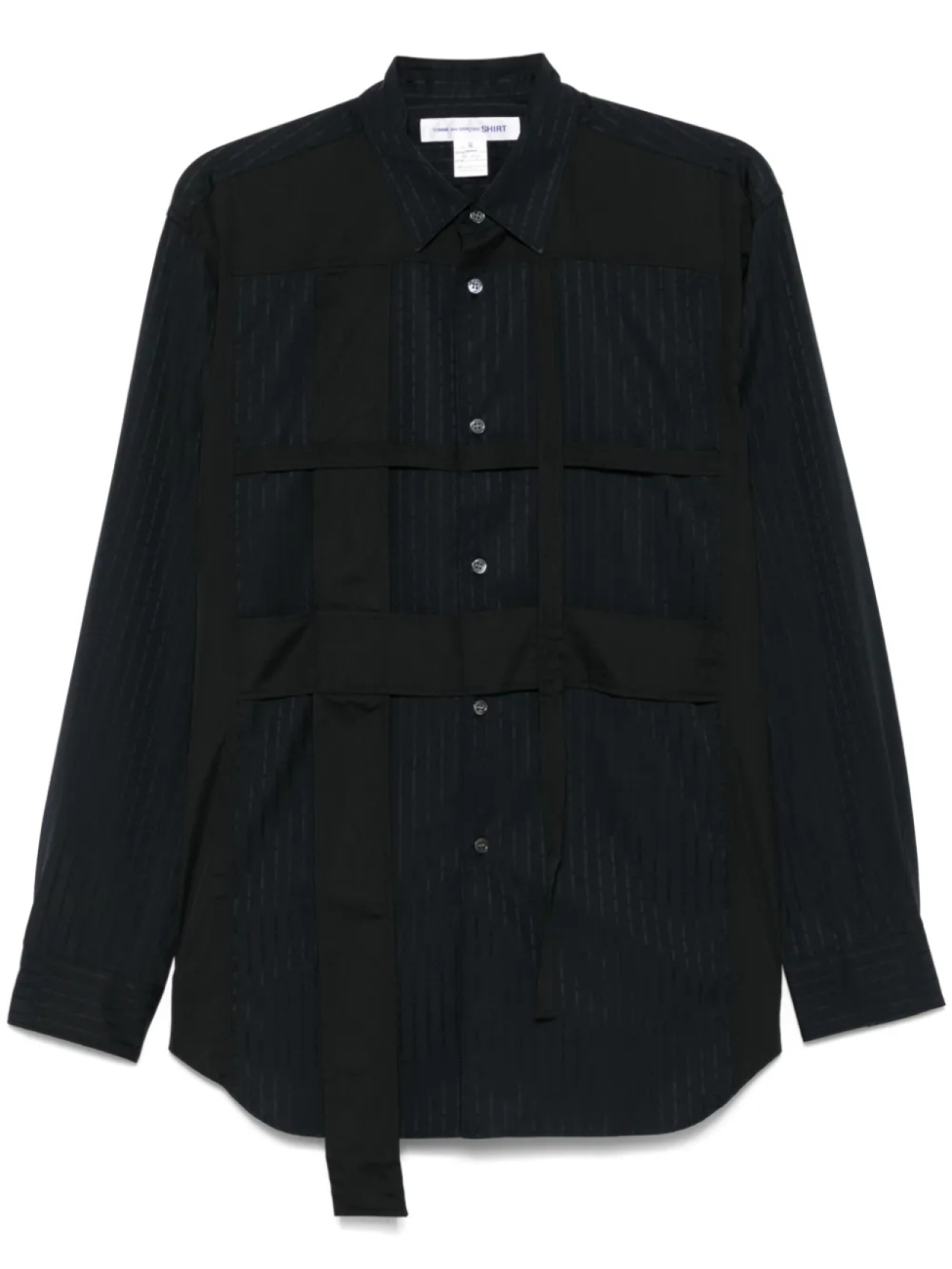 

Рубашка в полоску Comme Des Garçons Shirt, черный