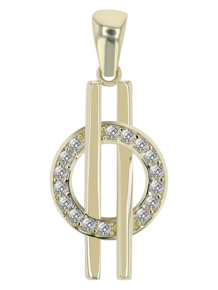 

Adeliás Женский кулон из золота 333 пробы с кубическим цирконием в золоте