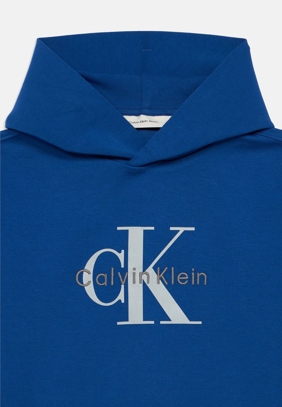 Худи Calvin Klein Jeans LIGHT MONOLOGO HOODIE UNISEX, Admiral Blue/Blue — фото 3