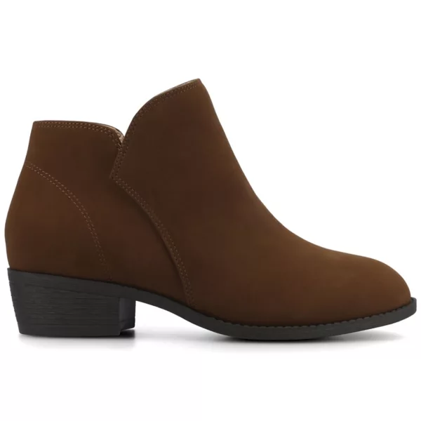 Коллекция Solarah женские удобные ботильоны Journee, цвет nubuck tan — фото 2