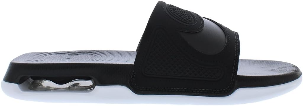 Мужские спортивные сандалии Nike Air Max Cirro Just Do It Solarsoft Slide, Black Silver White — фото 3