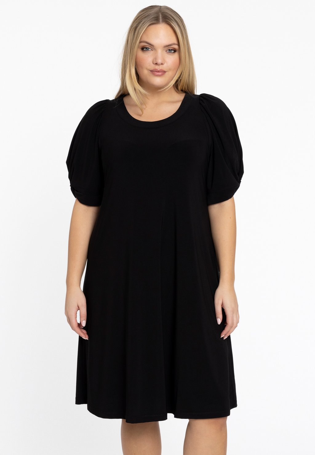 

Повседневное платье PUFF SLEEVE DETAIL YOEK, черный