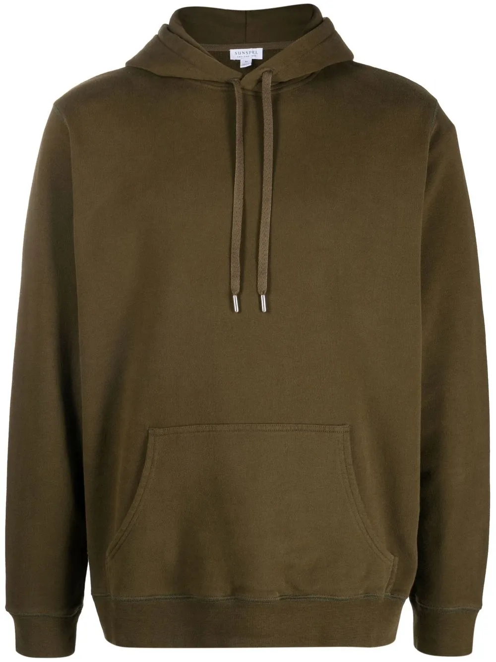 

Худи с кулиской Sunspel, зеленый