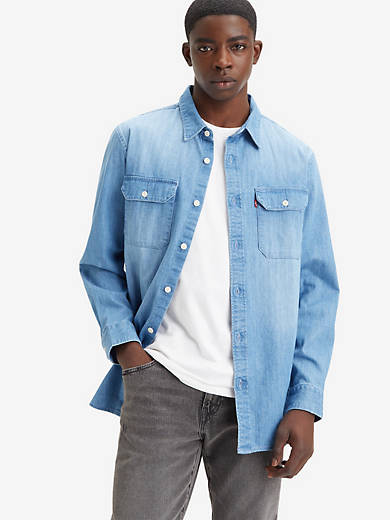 

Рубашка рабочая Джексон Levi's, цвет Light Indigo Tint - Light Wash