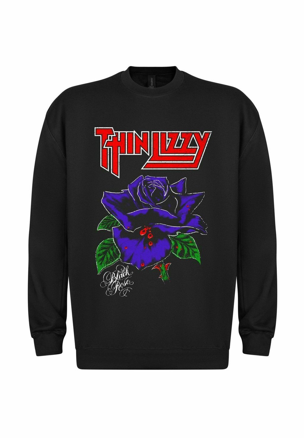 

Толстовка THIN LIZZY BLACK ROSE rockshirts, черный