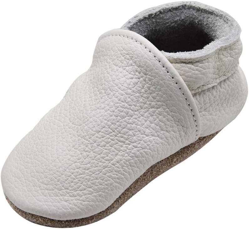 

Детские кожаные обувь iEvolve, мягкие ходунки, пинетки-мокасины для малышей, белый