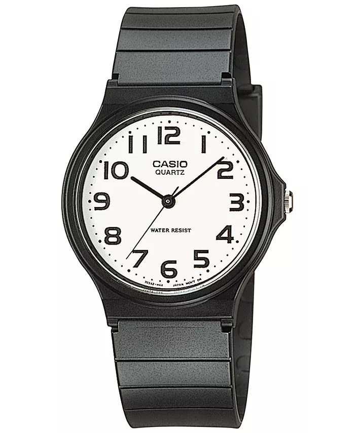

Унисекс-часы с черным ремешком из смолы, 35 мм Casio