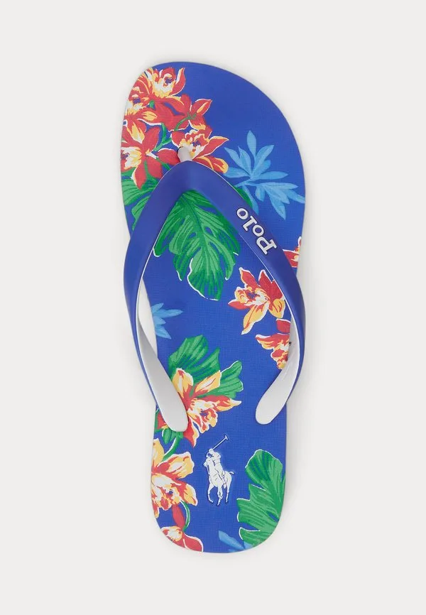 Шлепанцы для бассейна bolt с тропическим принтом Polo Ralph Lauren, Tropical Royal — фото 4