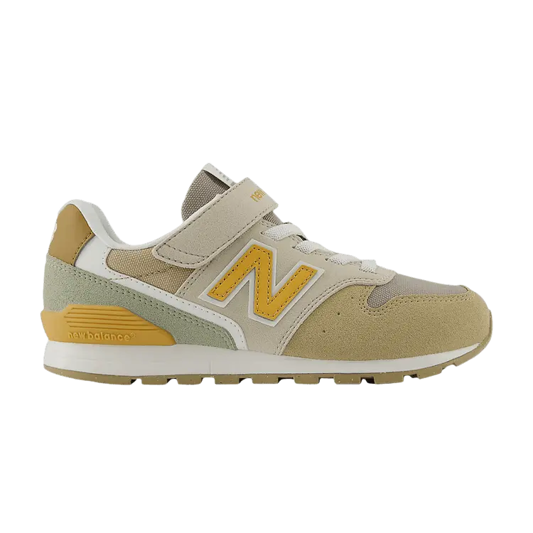

Кроссовки New Balance 996 Hook & Loop Little Kid Wide 'Timberwolf Dried Apricot', желто-коричневый