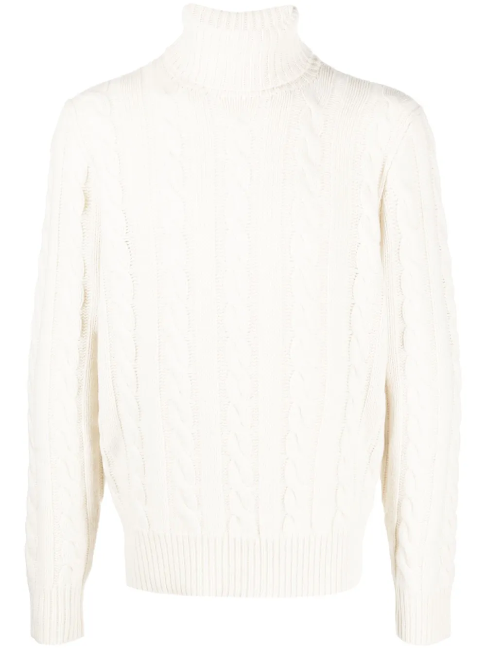 

Джемпер фактурной вязки с высоким воротником POLO RALPH LAUREN, нейтральный