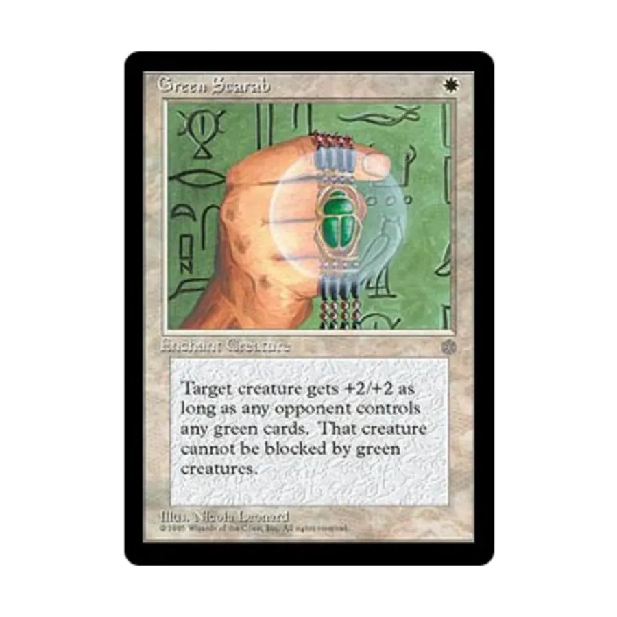 

CCG Зеленый скарабей (U), MTG - Ice Age