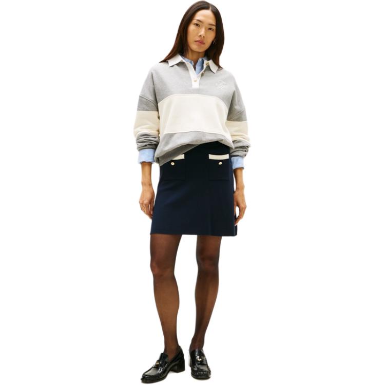 Повседневная короткая юбка для женщин Tommy Hilfiger, красный — фото 3