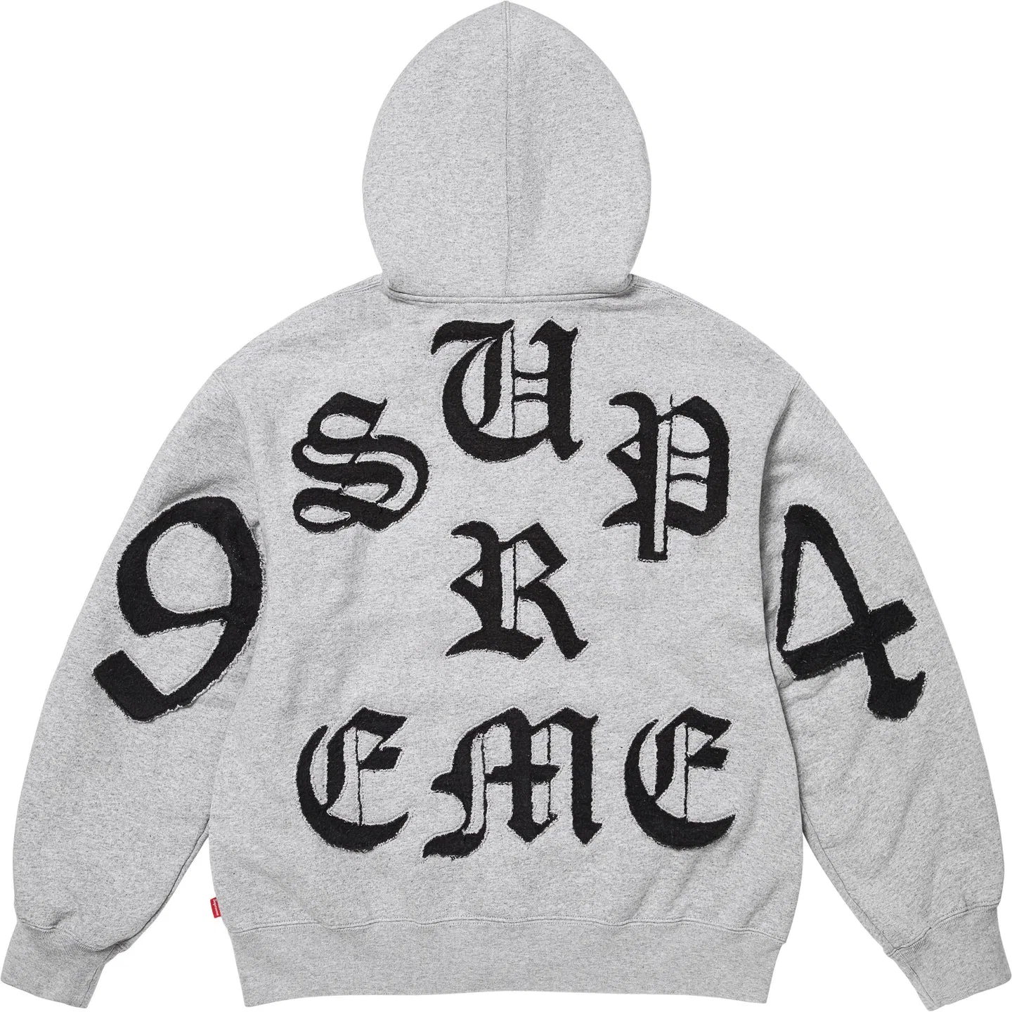 Толстовка с капюшоном на молнии cut out unisex SS26 WEEK3 Supreme, Black — фото 4