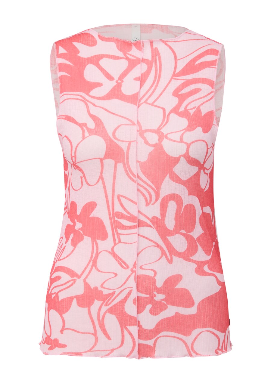 

Топ без рукавов QS Top, розовый
