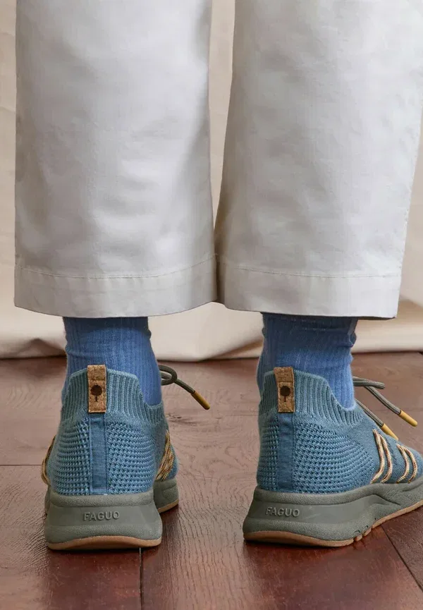 Кроссовки Faguo Running heartwood maille medium blue melange 46, серо-голубой