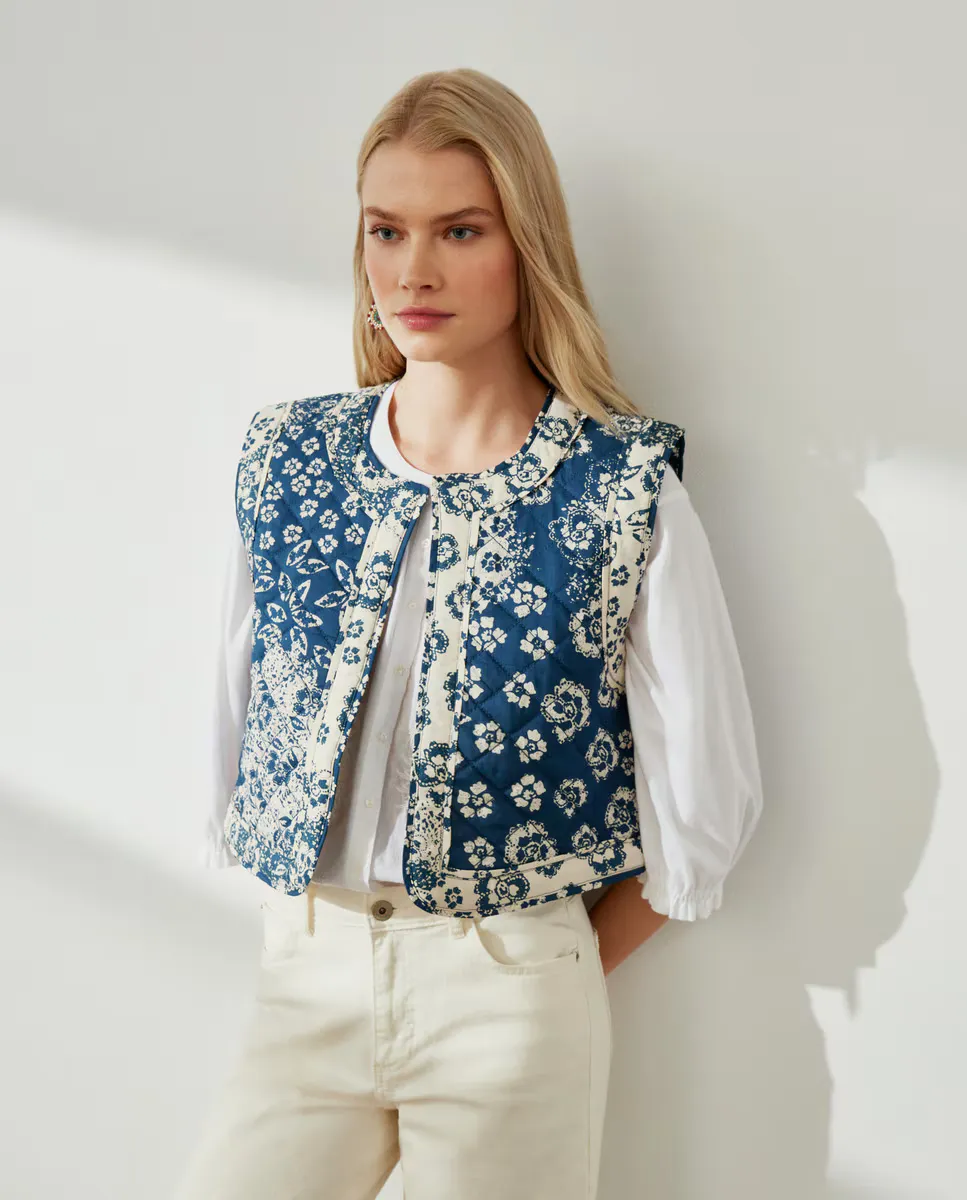 

Женский жилет Southern Cotton, темно-синий
