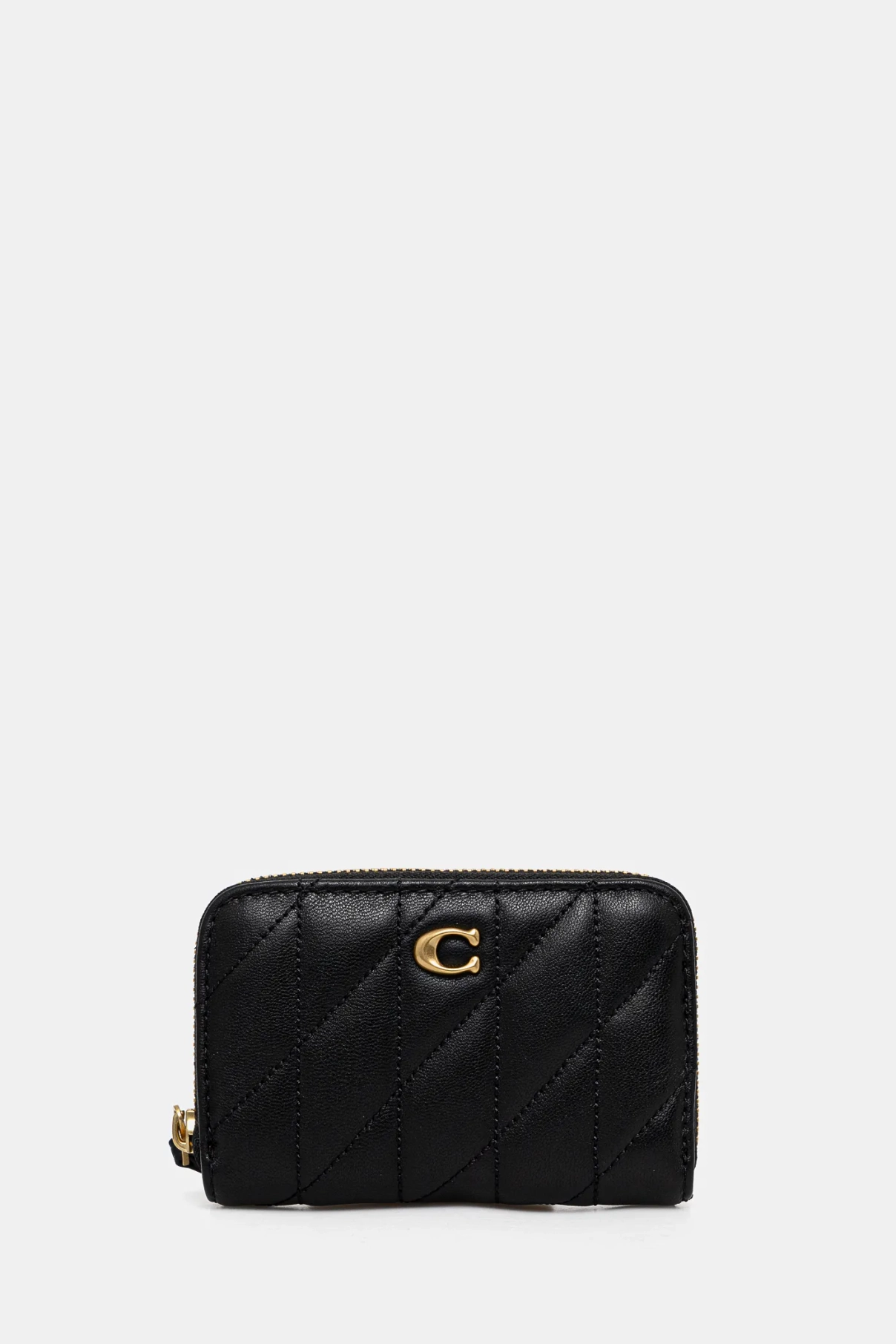 

Кожаный кошелек Coach, черный
