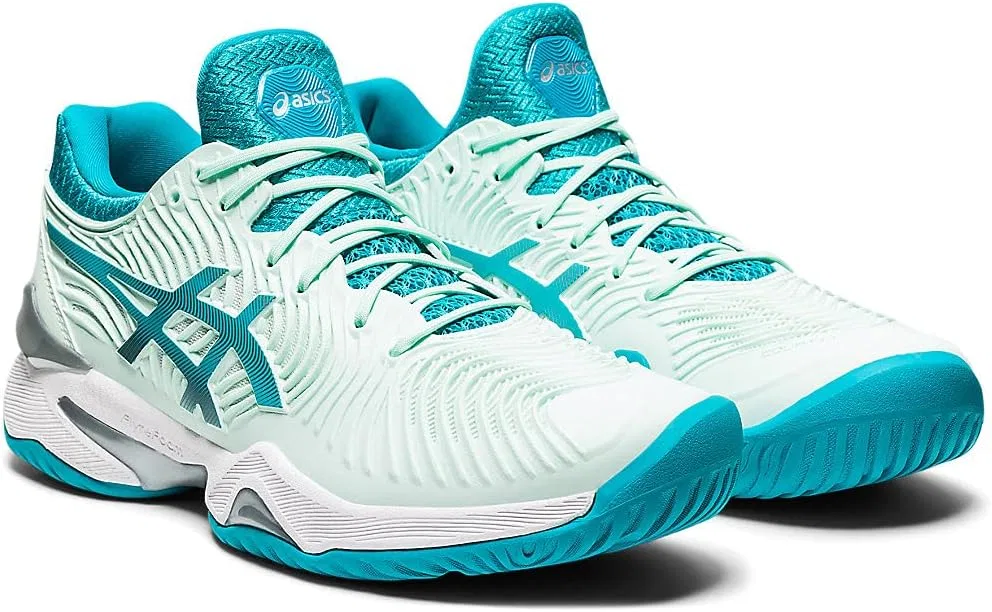 Кроссовки для тенниса ASICS Court FF 2, цвет Bio Mint/Lagoon — фото 2